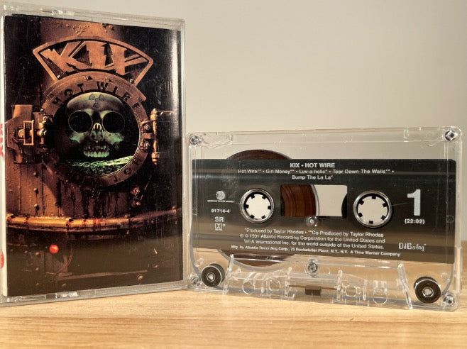 KIX - hot wire - CASSETTE TAPE