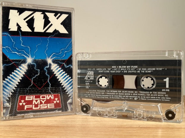KIX - blow my fuse - CASSETTE TAPE