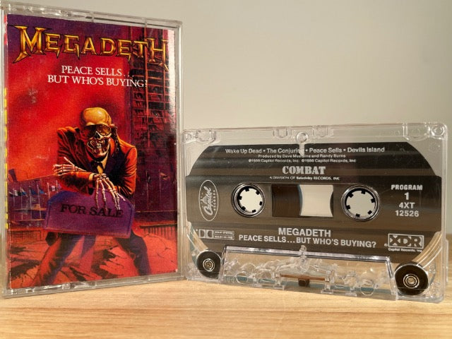 MEGADETH - peace sells... but who's buying? - CASSETTE TAPE