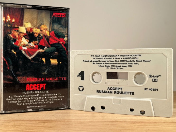 ACCEPT - russian roulette - CASSETTE TAPE