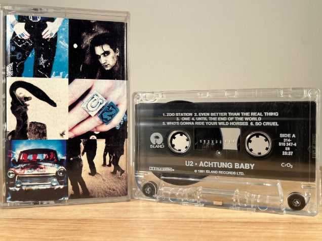 U2 - achtung baby - CASSETTE TAPE