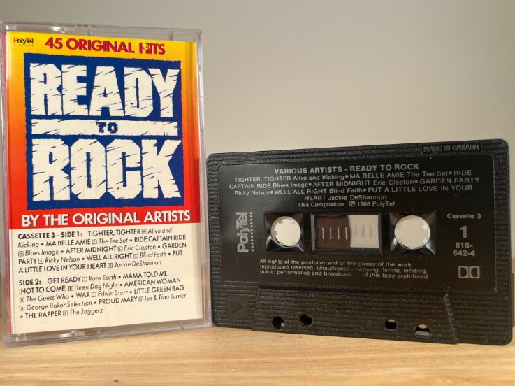 VARIOUS ARTISTS - ready to rock - CASSETTE TAPE
