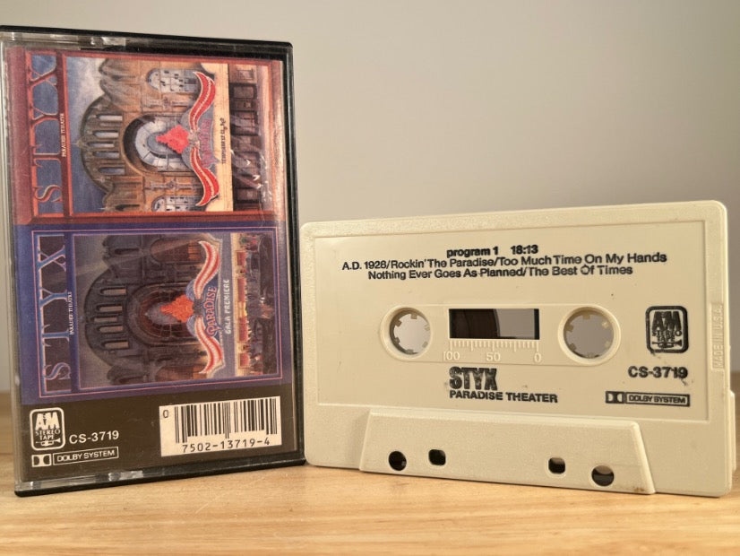STYX - Paradise Theater - CASSETTE TAPE