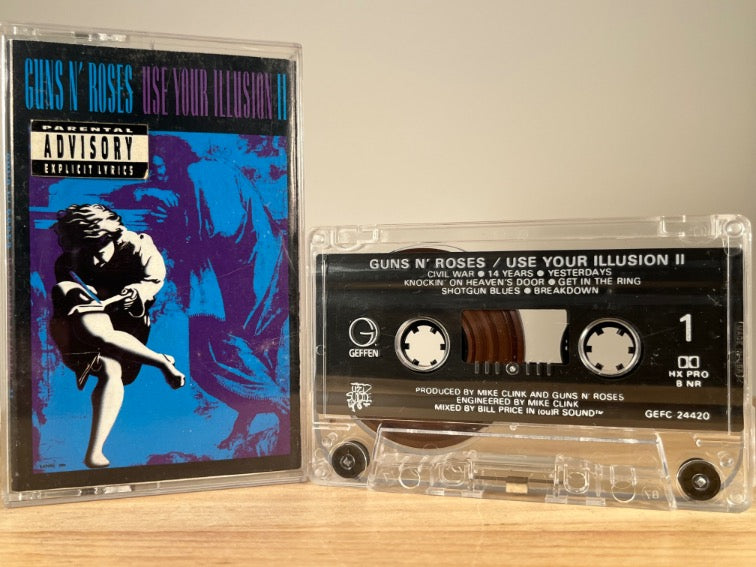 GUNS N’ ROSES – Use Your Illusion II – CASSETTE TAPE