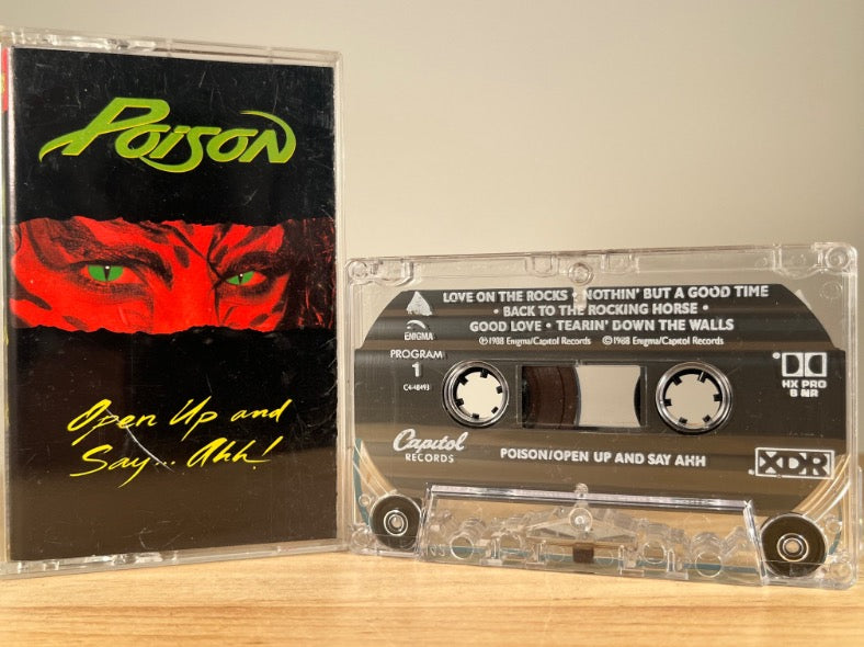 POISON – Open Up and Say... Ahh! – CASSETTE TAPE