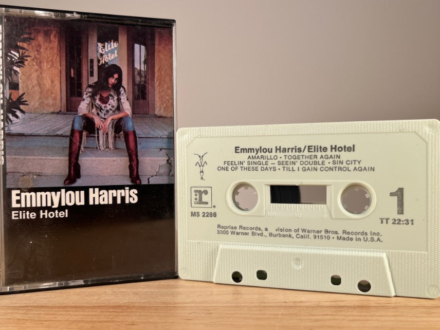 EMMYLOU HARRIS – Elite Hotel – CASSETTE TAPE