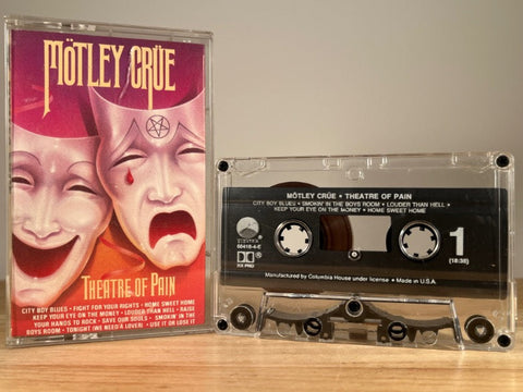 MÖTLEY CRÜE – Theatre Of Pain – CASSETTE TAPE