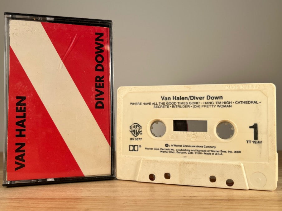 VAN HALEN – Diver Down – CASSETTE TAPE