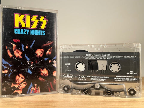 KISS – Crazy Nights – CASSETTE TAPE-2