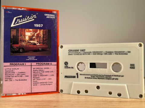 CRUISIN’ 1957 – Original Artists – CASSETTE TAPE