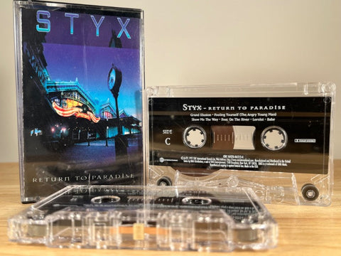 STYX – Return To Paradise – CASSETTE TAPE