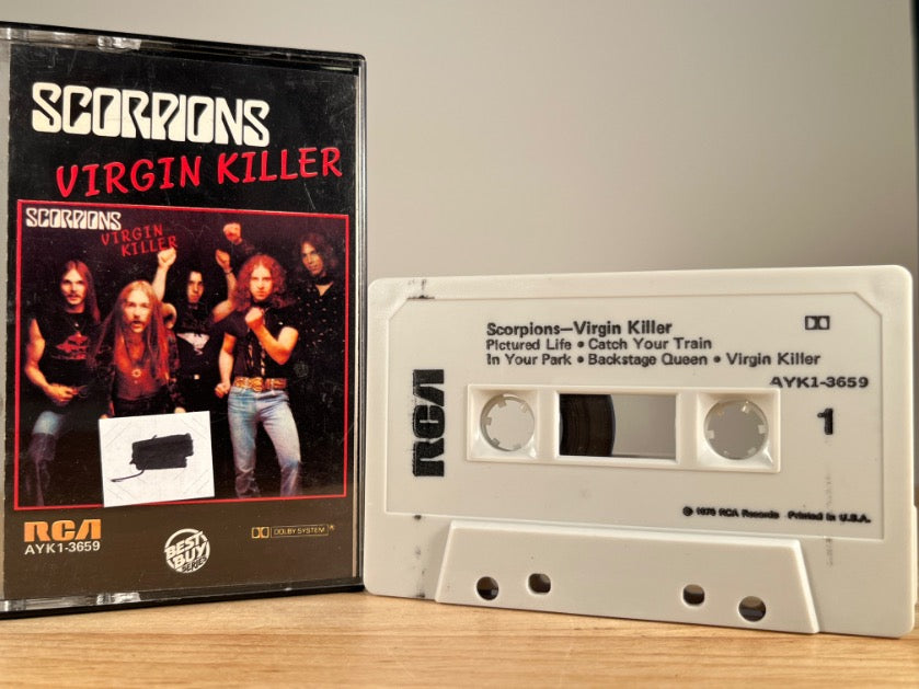 SCORPIONS – Virgin Killer – CASSETTE TAPE