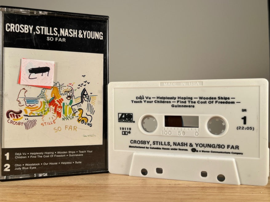 CROSBY, STILLS, NASH & YOUNG – So Far – CASSETTE TAPE