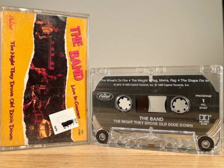 THE BAND – The Night They Drove Old Dixie Down – CASSETTE TAPE