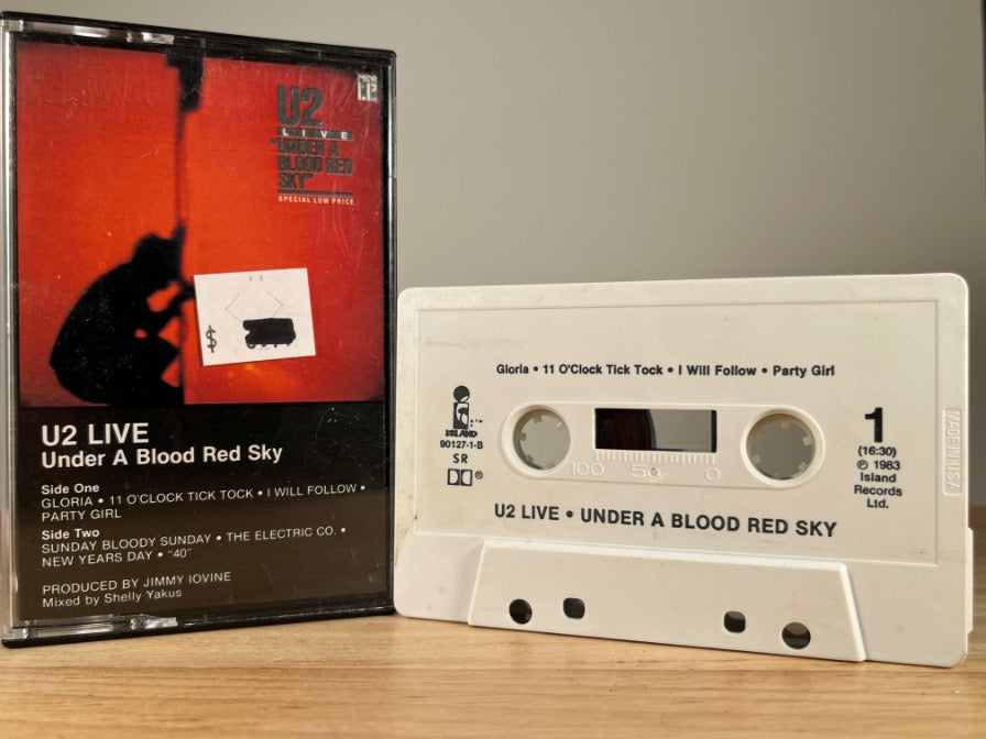 U2 – Under A Blood Red Sky – CASSETTE TAPE