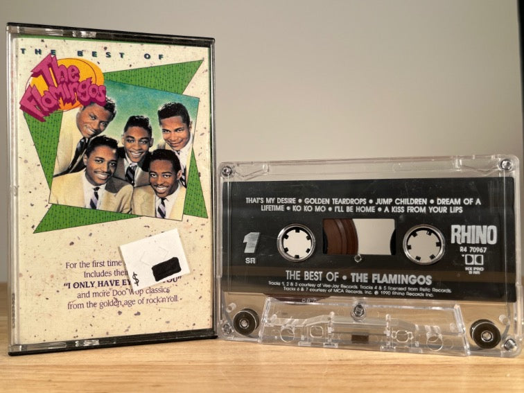 THE FLAMINGOS – The Best Of The Flamingos – CASSETTE TAPE