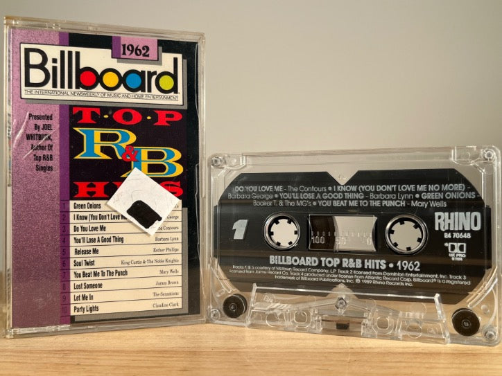VARIOUS ARTISTS – Billboard Top R&B Hits 1962 – CASSETTE TAPE