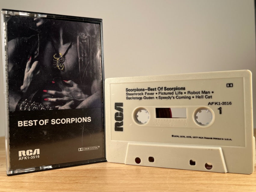 SCORPIONS - Best of Scorpions - CASSETTE TAPE