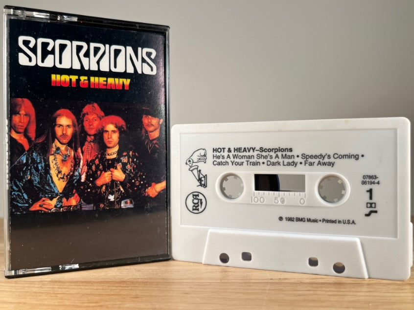 SCORPIONS - Hot & Heavy - CASSETTE TAPE