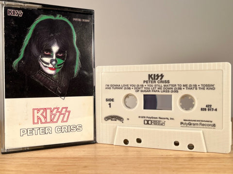 KISS - Peter Criss - CASSETTE TAPE