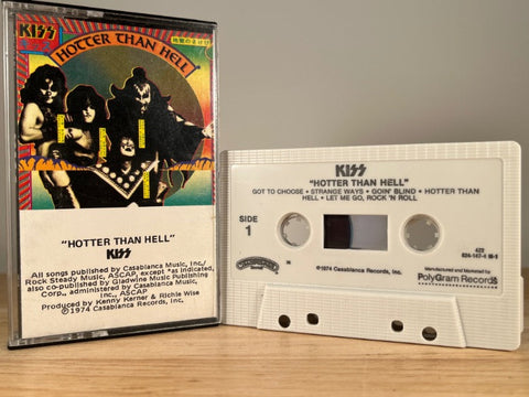 KISS - Hotter Than Hell - CASSETTE TAPE