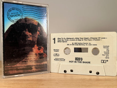 KISS – hot in the shade – CASSETTE TAPE