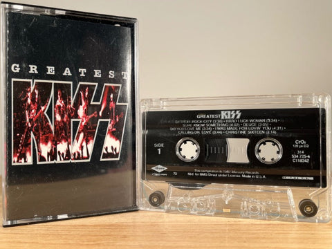 KISS – greatest – CASSETTE TAPE