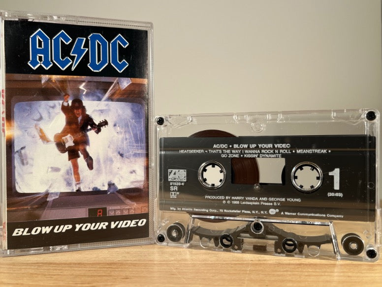 AC/DC – blow up your video – CASSETTE TAPE