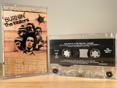 BOB MARLEY AND THE WAILERS  Burnin’ - CASSETTE TAPE