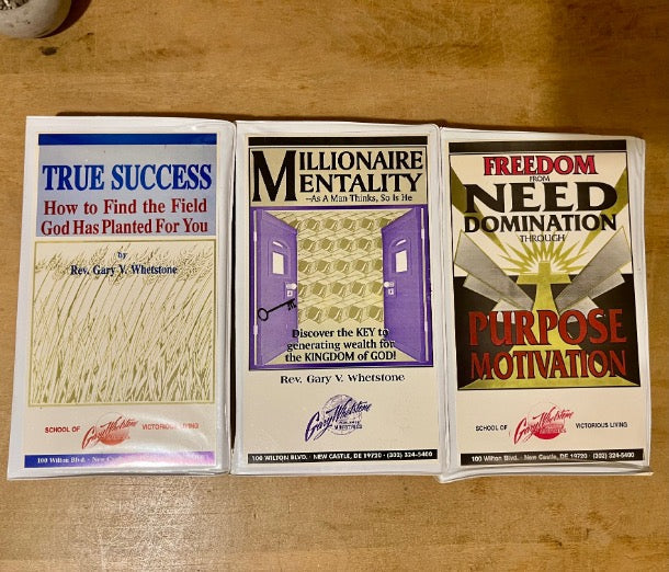 LOT OF 3 SELF-HELP CASSETTE SETS