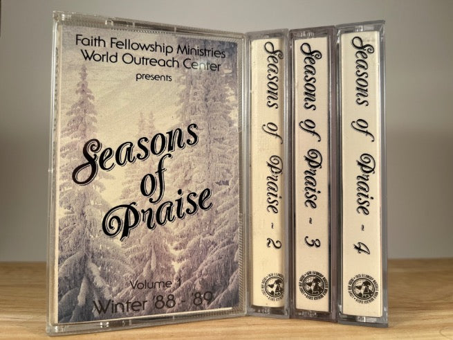 FAITH FELLOWSHIP MINISTRIES - seasons of praise 4 cassette tapes - CASSETTE TAPES