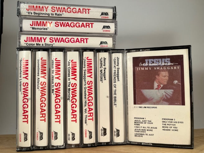 JIMMY SWAGGART - 11 cassette tapes - CASSETTE SET