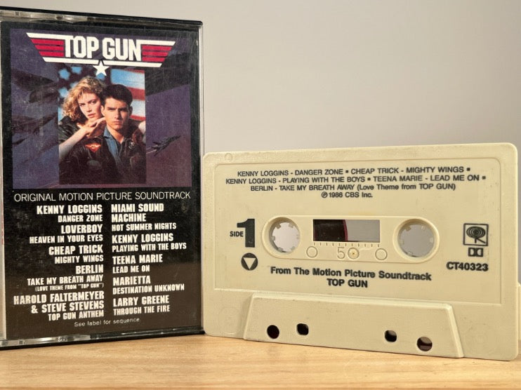 TOP GUN - soundtrack - CASSETTE TAPE