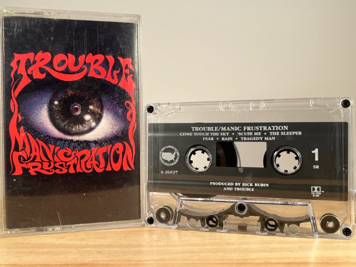 TROUBLE - manic frustration - CASSETTE TAPE