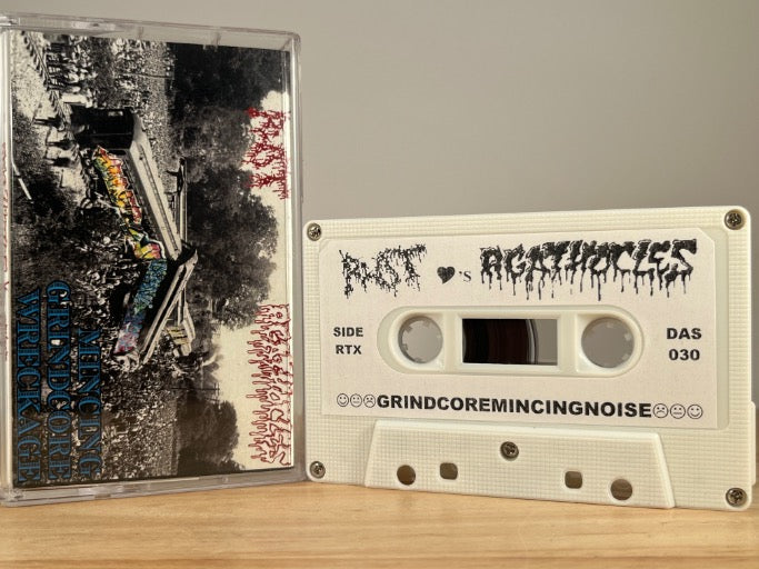 Rot / Agathocles – Mincing Grindcore Wreckage - CASSETTE TAPE