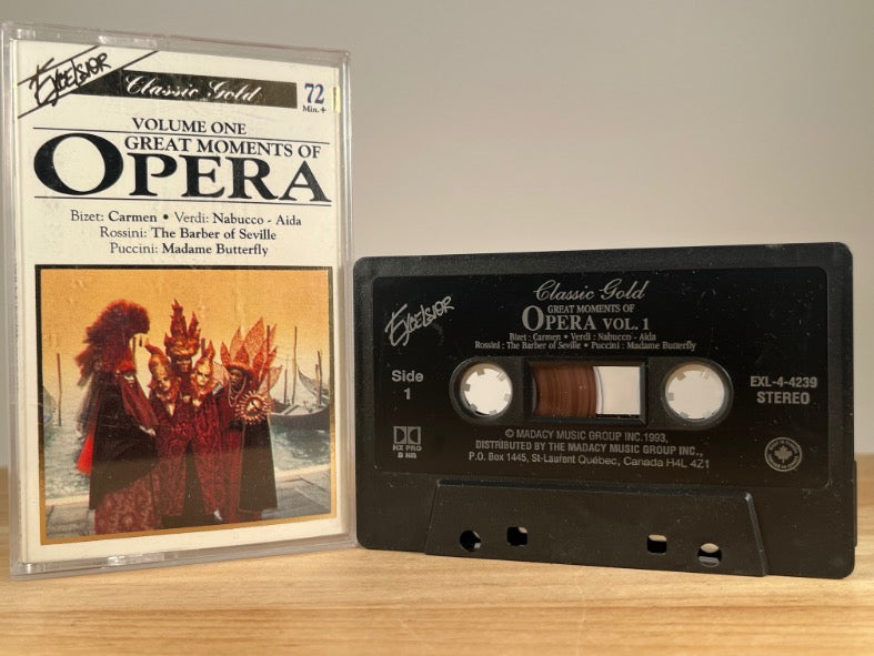 GREAT MOMENTS OF OPERA VOL.1 - CASSETTE TAPE