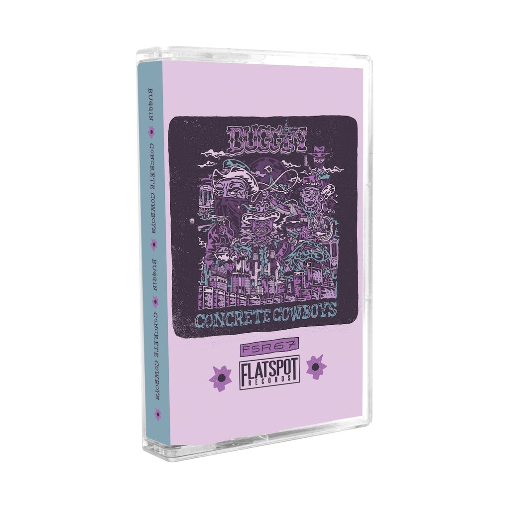 BUGGIN - concrete cowboys - BRAND NEW CASSETTE TAPE