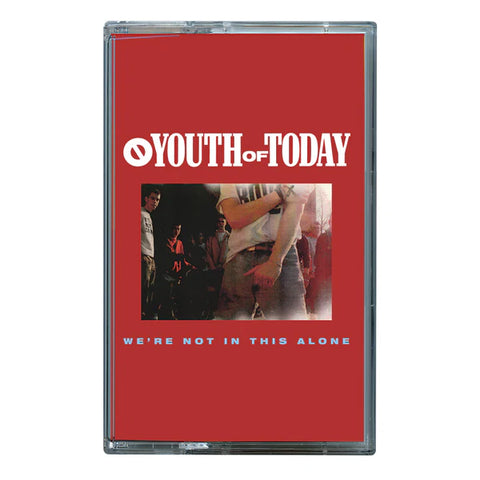 YOUTH OF TODAY "WE'RE NOT IN THIS ALONE" - BRAND NEW CASSETTE TAPE