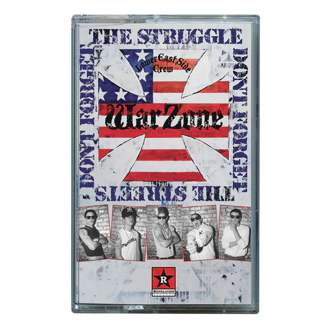 WARZONE - "DON'T FORGET THE STRUGGLE DON'T FORGET THE STREETS" - BRAND NEW CASSETTE TAPE
