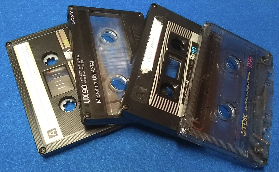 Empty Cassette Tape Shells, Used