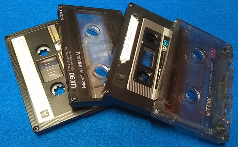Empty Cassette Tape Shells, Used