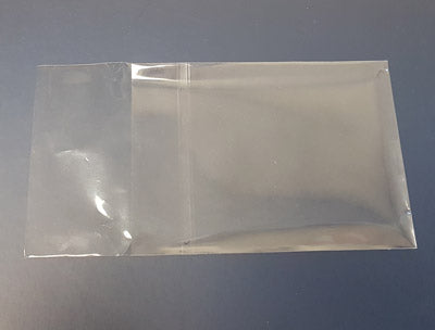100pk Crystal-Clear Resealable Bag for Audio Cassettes in Norelco Cases