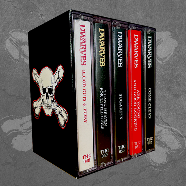 DWARVES - 1990-2000 BOX SET - BRAND NEW CASSETTE TAPES – TAPEHEAD CITY