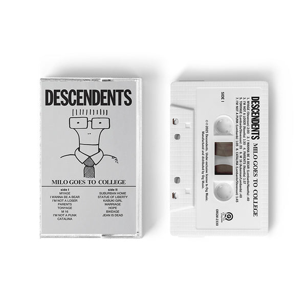 DESCENDENTS - MILO GOES TO COLLEGE - CASSETTE TAPE – TAPEHEAD CITY