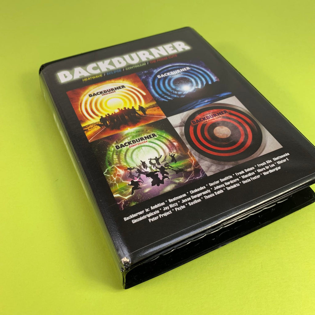 BACKBURNER BOX SET - BRAND NEW CASSETTE TAPES