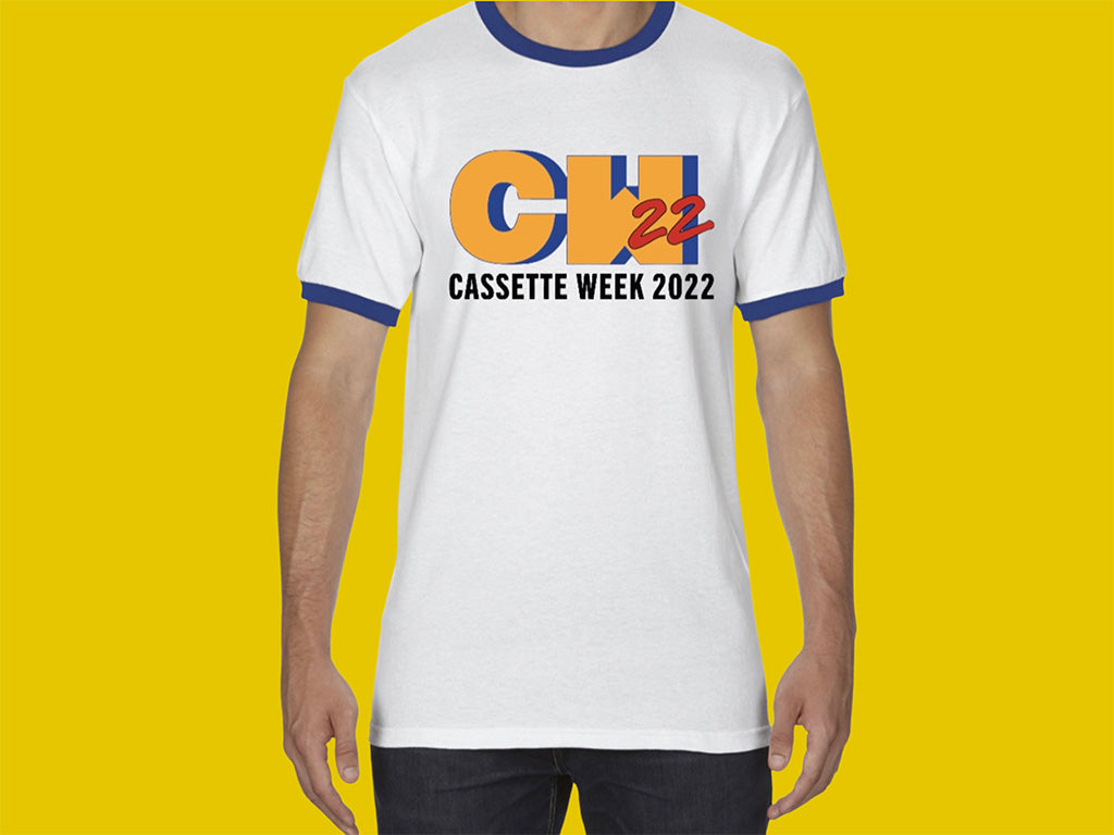 Cassette Week 2022 - Blue Ringer T-shirt