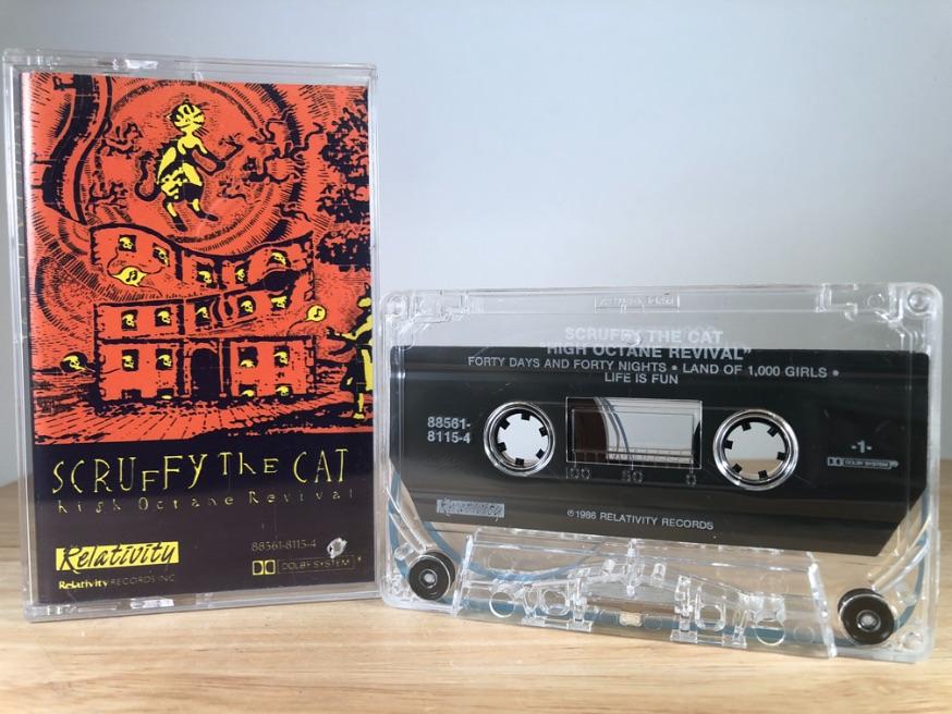SCRUFFY THE CAT - high octane revival - CASSETTE TAPE