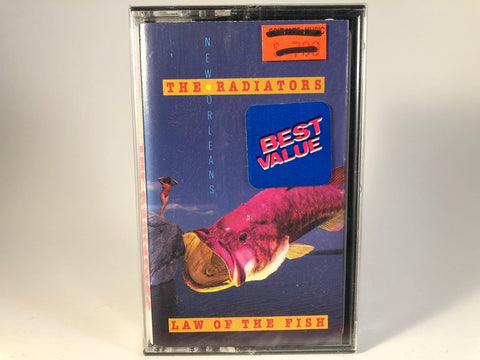 The Radiators – law of the fish - BRAND NEW CASSETTE TAPE - new orleans