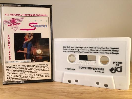 LOVE SEVENTIES - various artists - CASSETTE TAPE