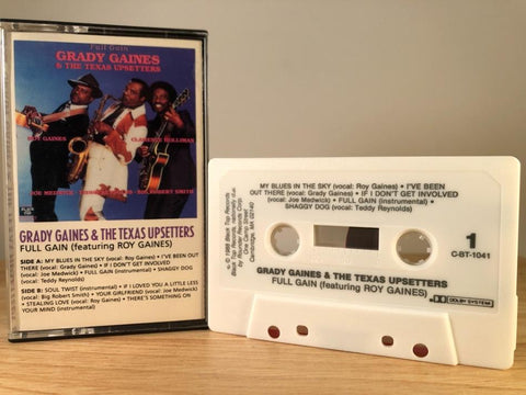 GRADY GAINES AND THE TEXAS UPSETTERS - full gian featuring roy gaines - CASSETTE TAPE